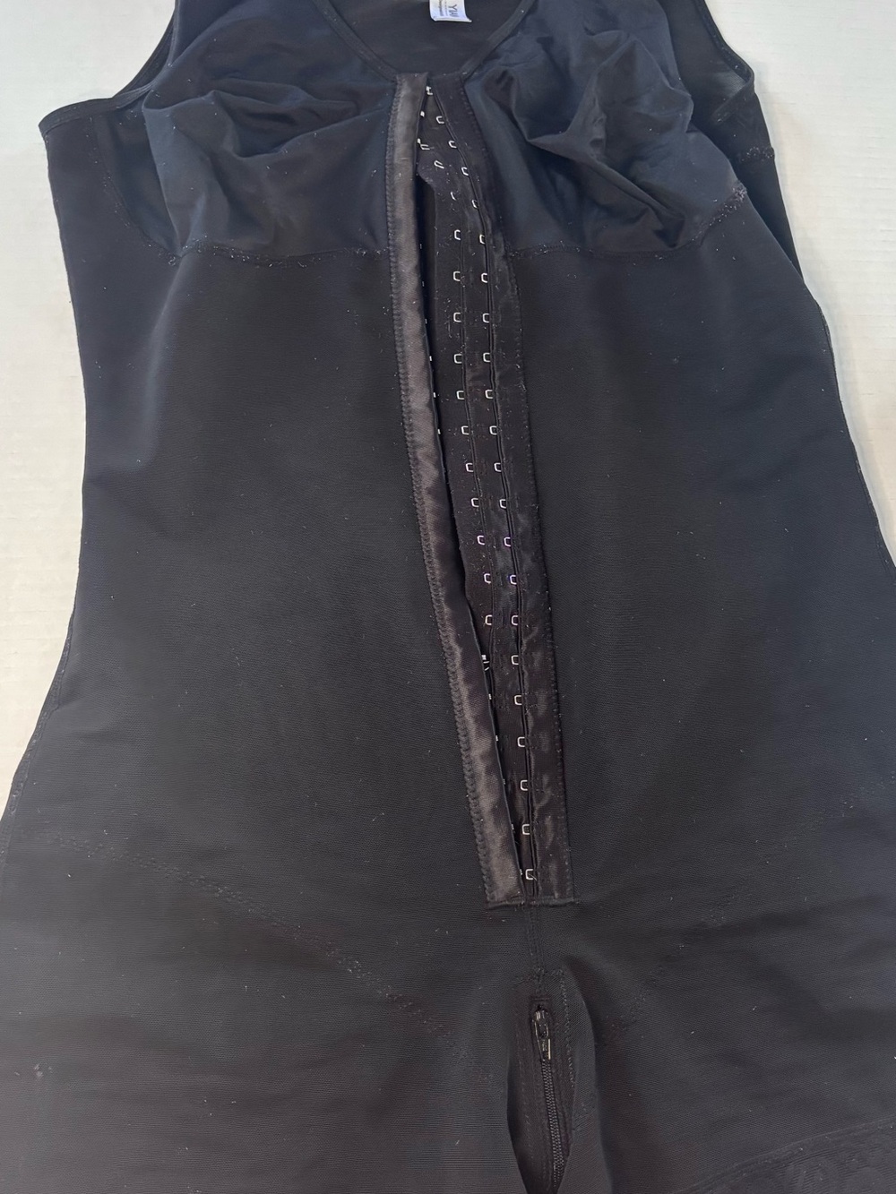 Anna Black Hook-Front Shapewear Bodysuit. Never work just tried on.